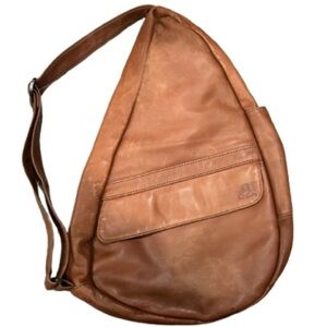 USA AmeriBag Women’s Brown Leather Sling Bag